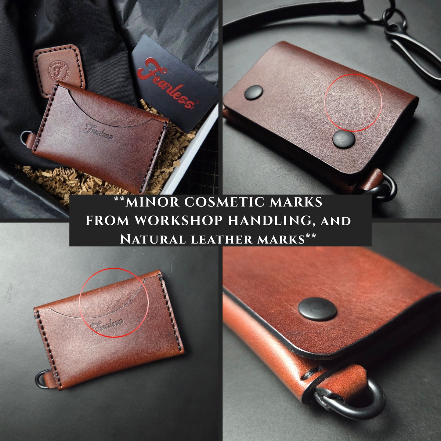DOUBLE-POCKET BIKER WALLET - Ready to Ship Special Pricing