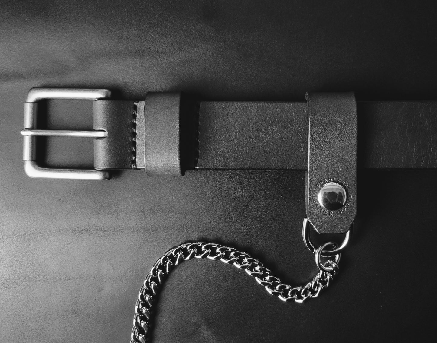 BIKER WALLET CHAIN - Nickel Plate