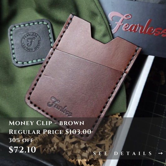 MONEY CLIP WALLET - Ready to Ship Special Pricing