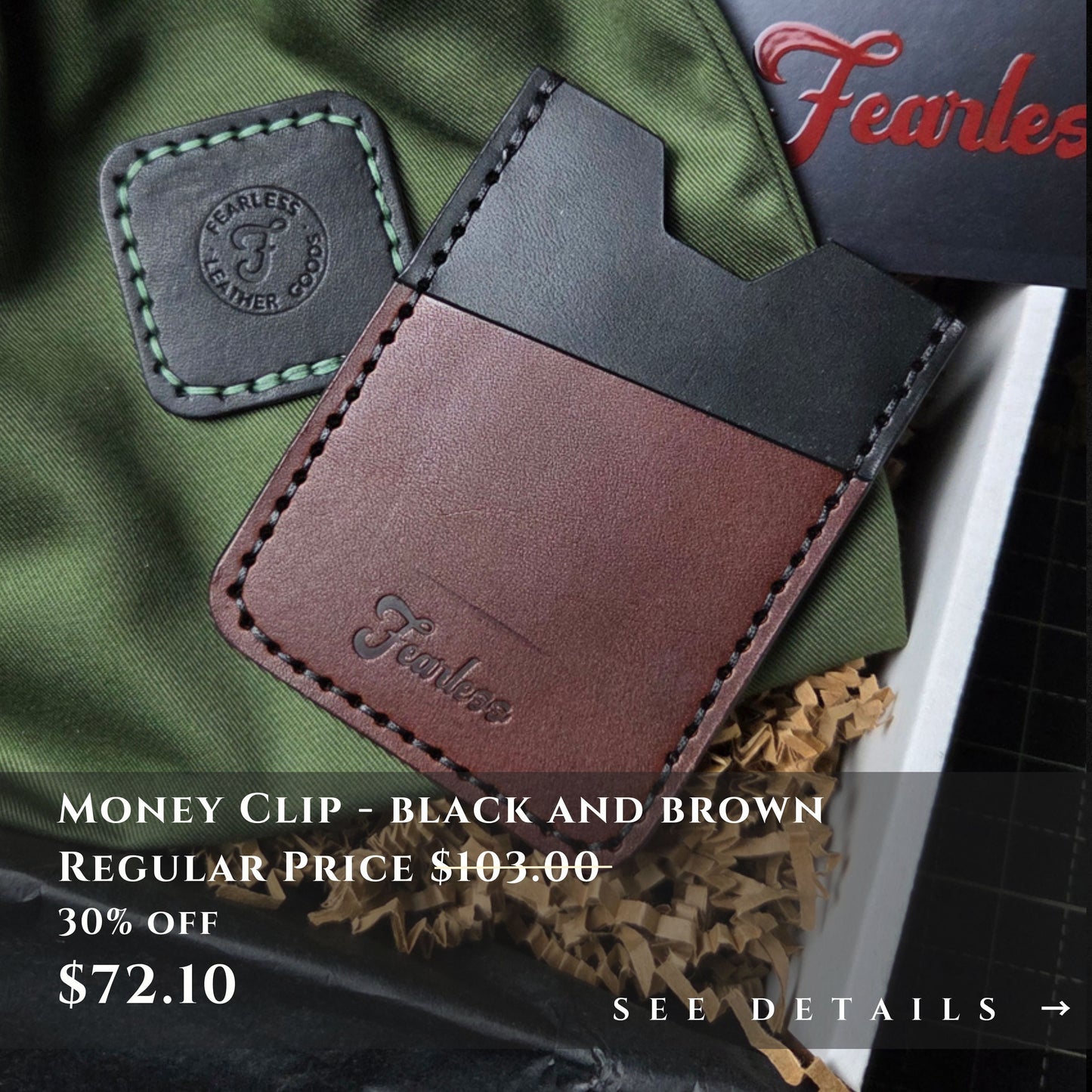 MONEY CLIP WALLET - Ready to Ship Special Pricing