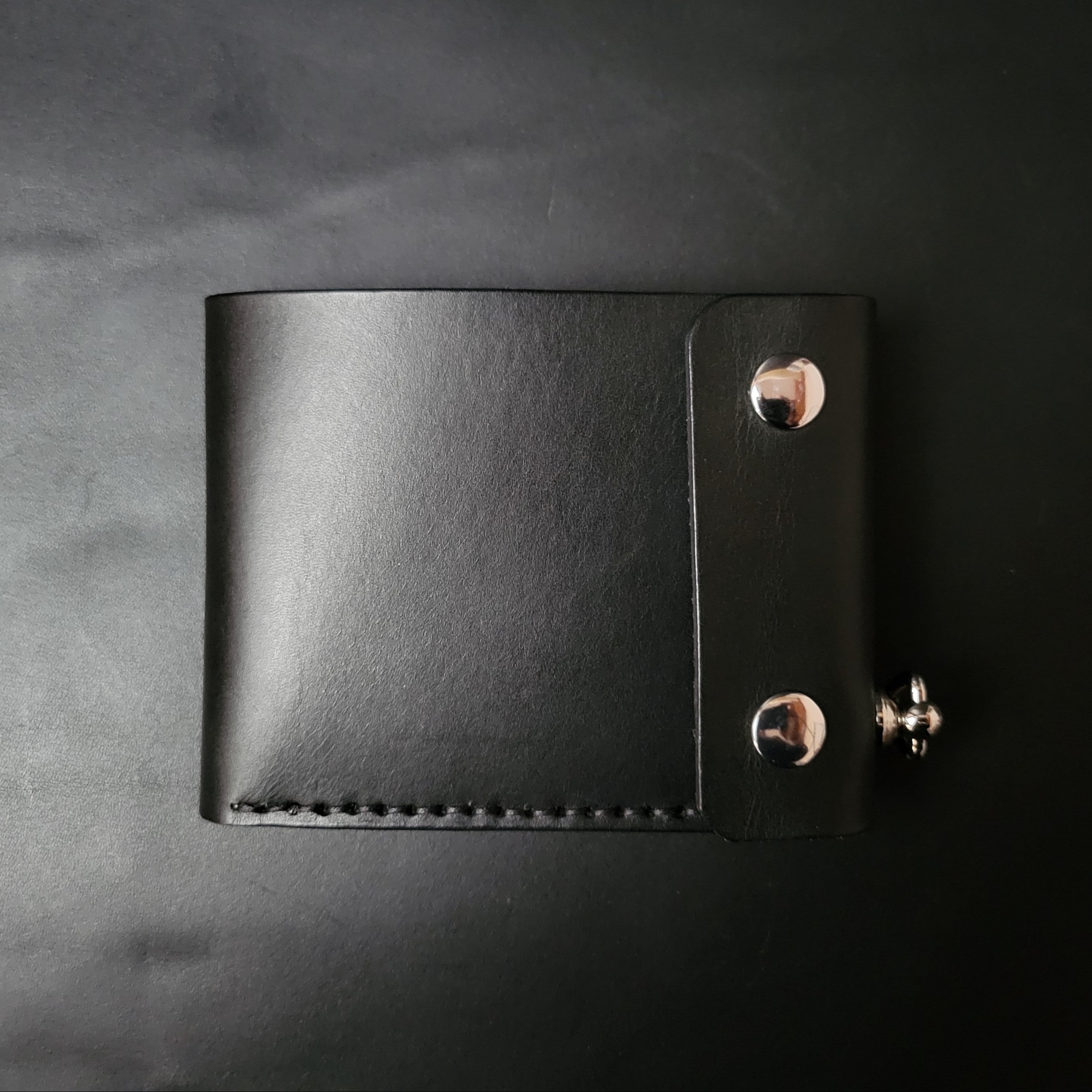 Classic Biker Wallet – Black