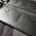 Load image into Gallery viewer, Long Trucker Wallet – all black
