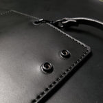 Load image into Gallery viewer, Long Trucker Wallet – all black
