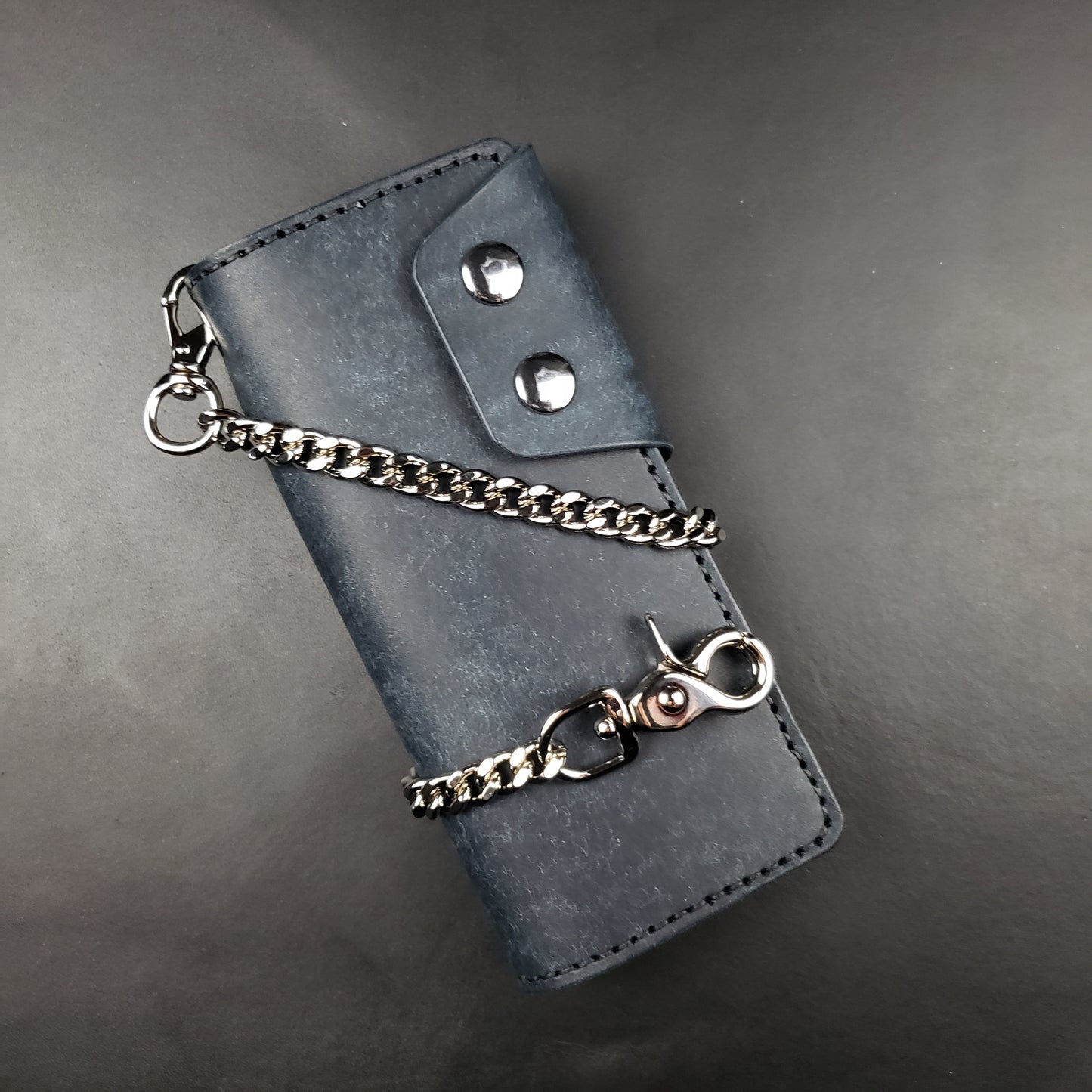 Long Trucker Wallet – Blue