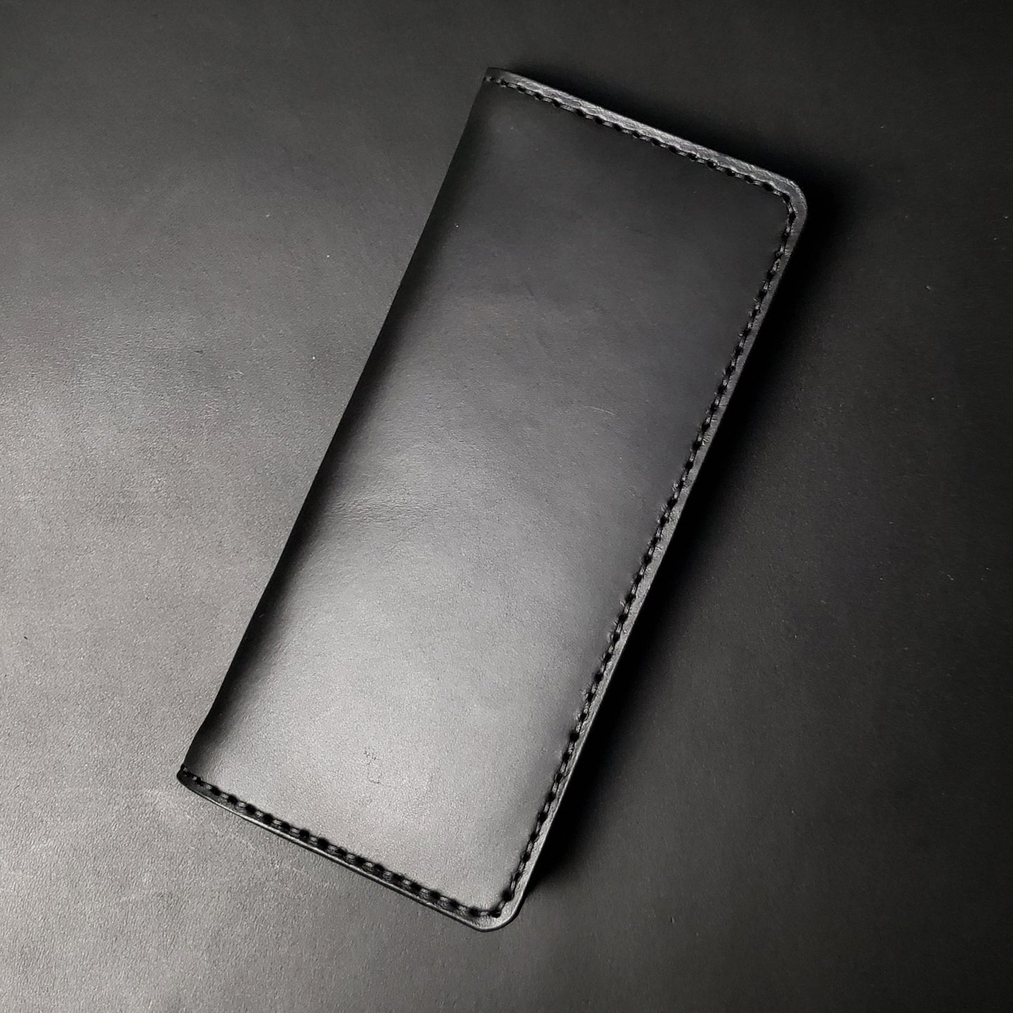 Full Black Long Wallet