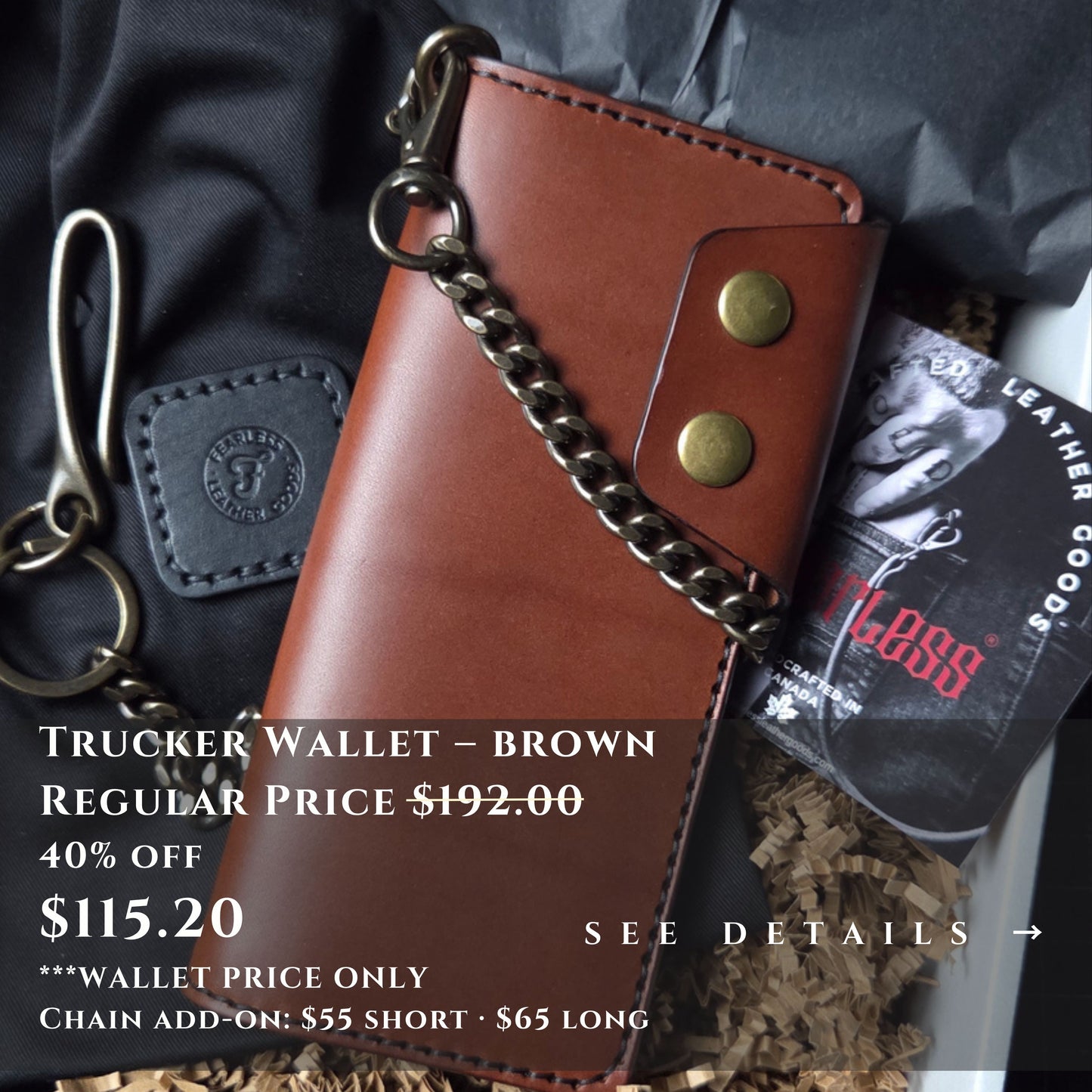 TRUCKER WALLET - Ready to Ship Special Pricing