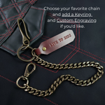 Load image into Gallery viewer, Long Trucker Wallet – Brown
