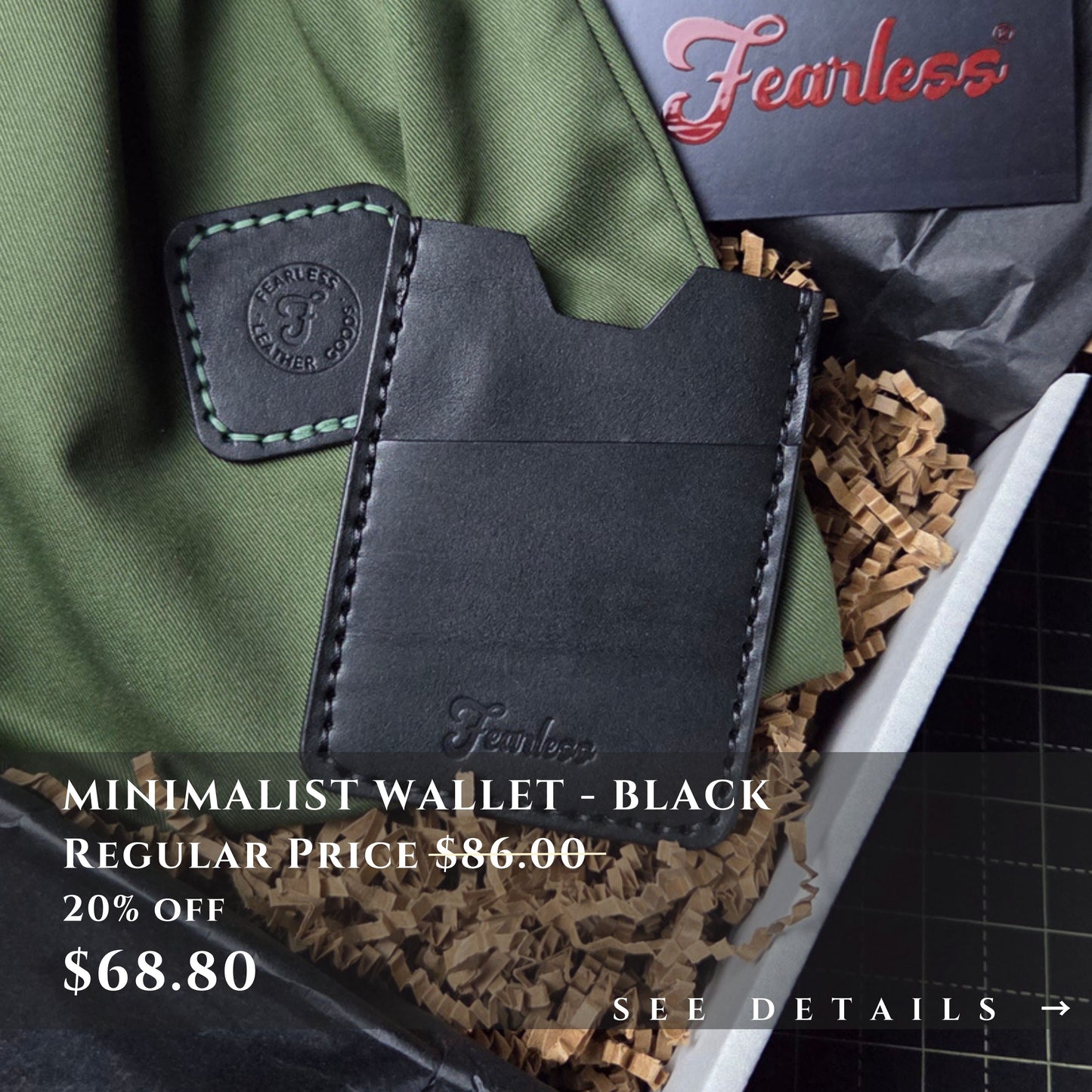 MINIMALIST WALLET - Ready to Ship Special Pricing
