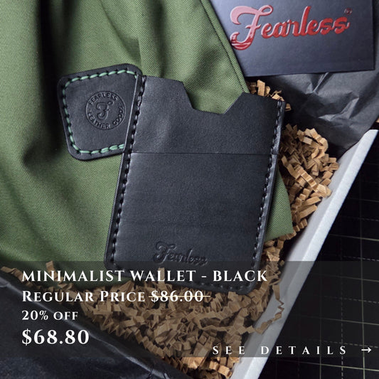 MINIMALIST WALLET - Ready to Ship Special Pricing