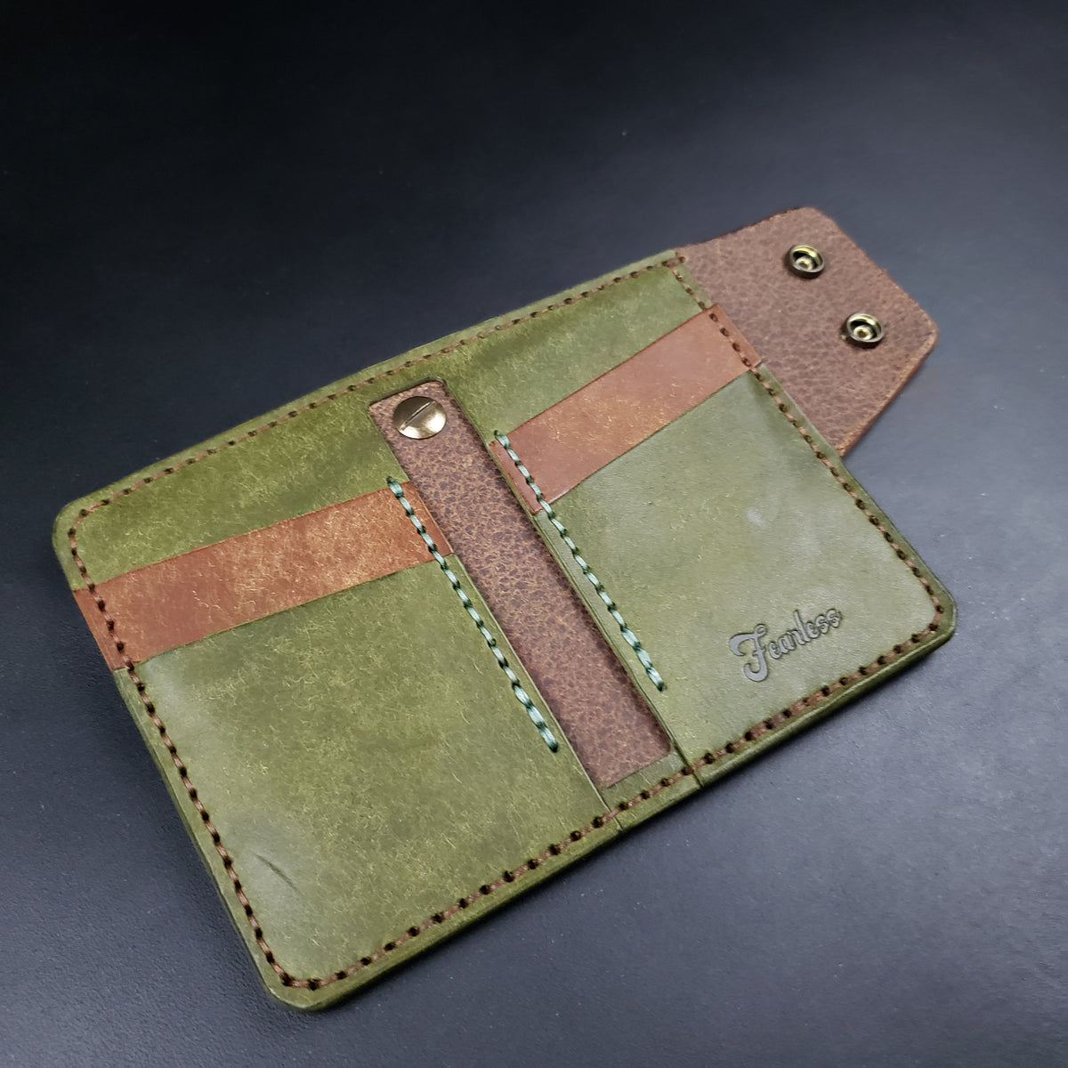 6-Pocket Biker Wallet – Italian Leather