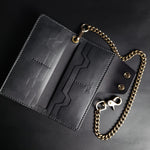 Load image into Gallery viewer, Long Trucker Wallet – black
