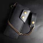 Load image into Gallery viewer, Long Trucker Wallet – black
