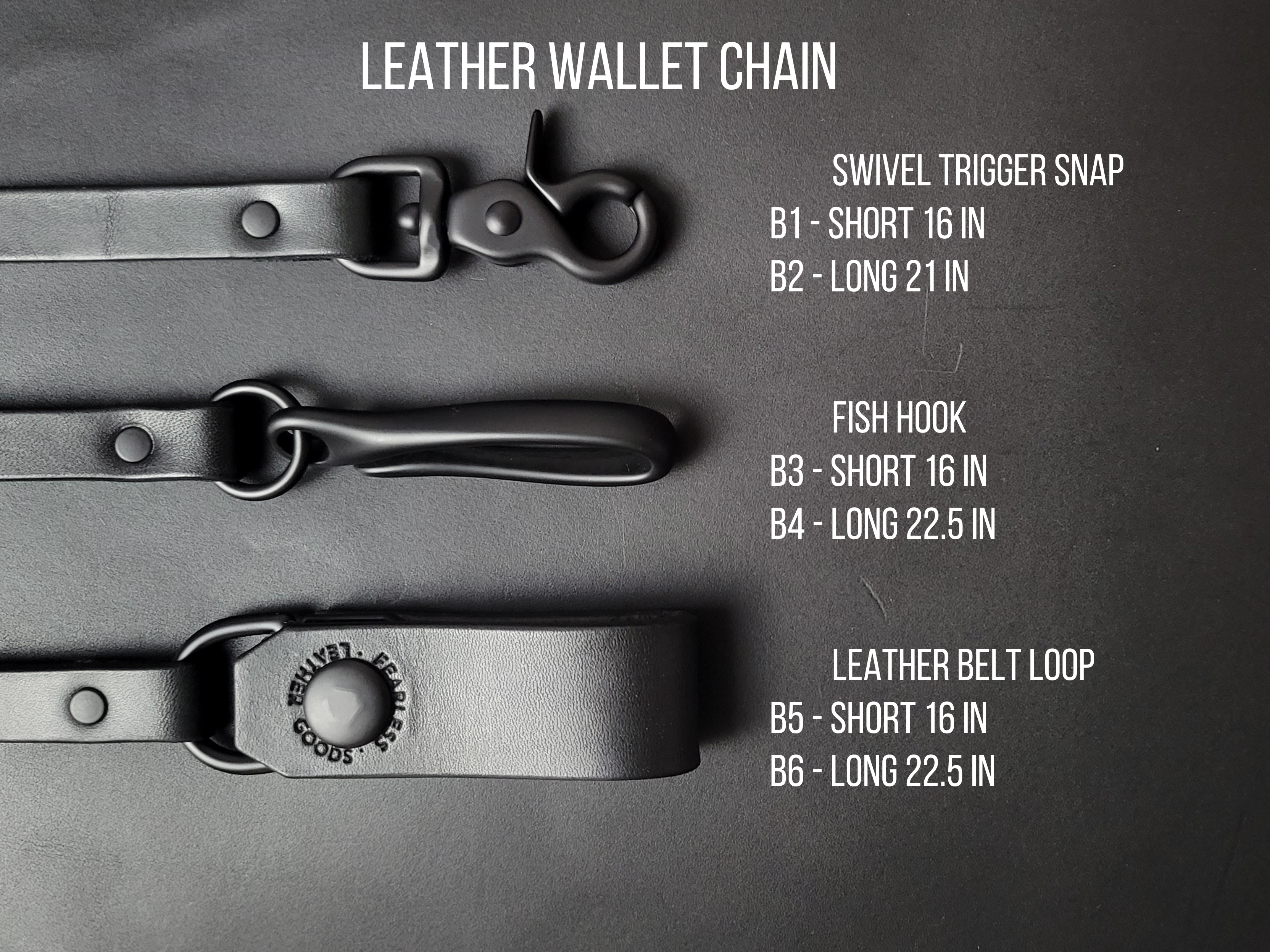 Long Trucker Wallet – all black