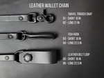 Load image into Gallery viewer, Long Trucker Wallet – all black
