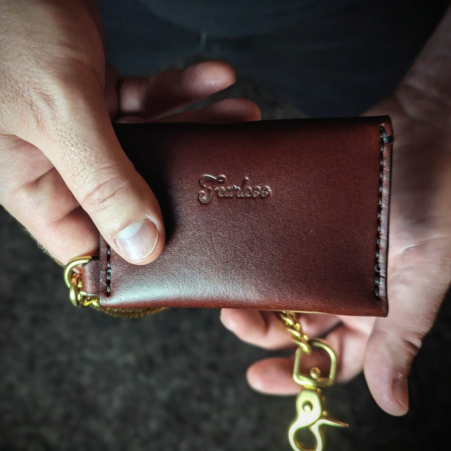 Single Pocket Biker Wallet