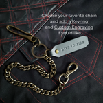 Load image into Gallery viewer, Long Trucker Wallet – black
