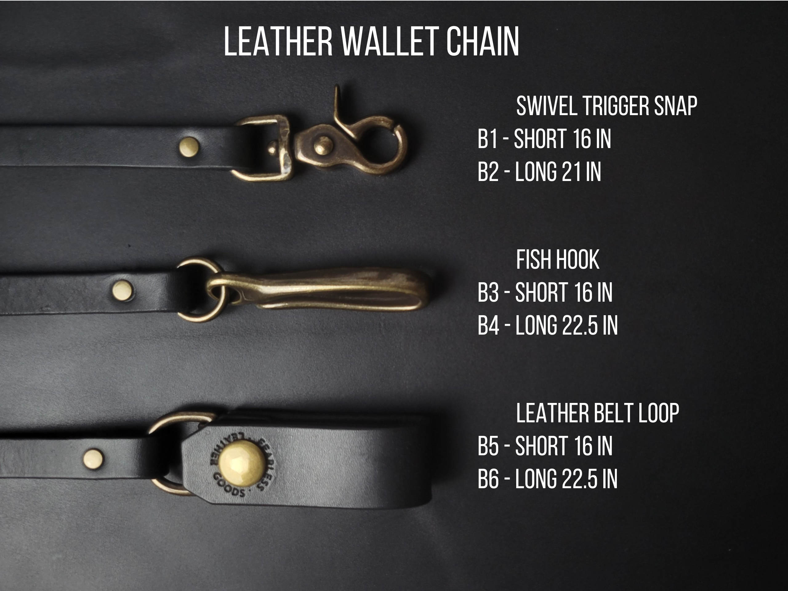 6 Pocket Biker Wallet – Brown / Antique Brass