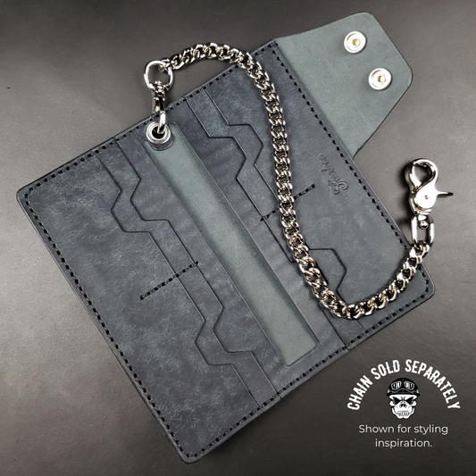 Long Trucker Wallet – Blue