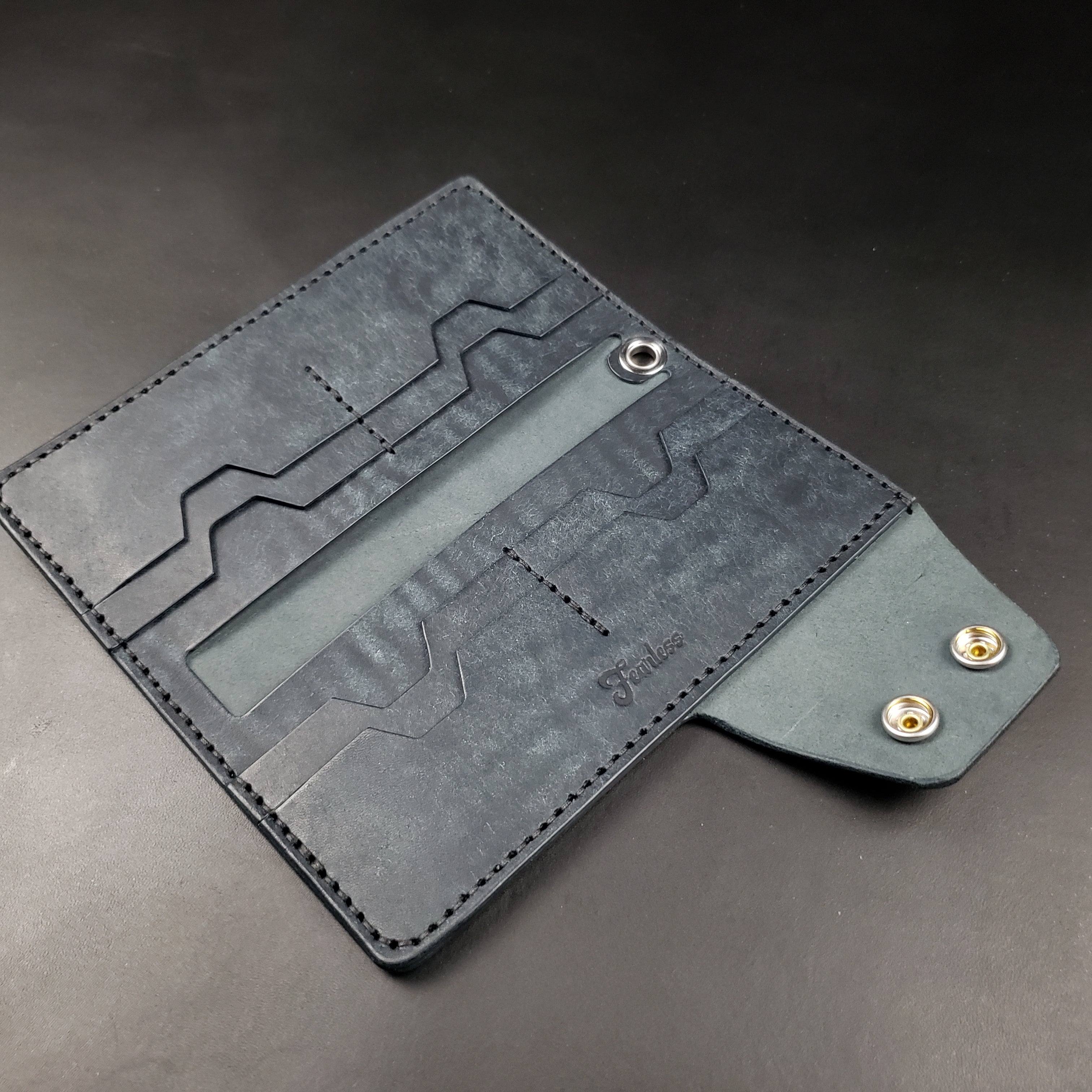 Long Trucker Wallet – Blue