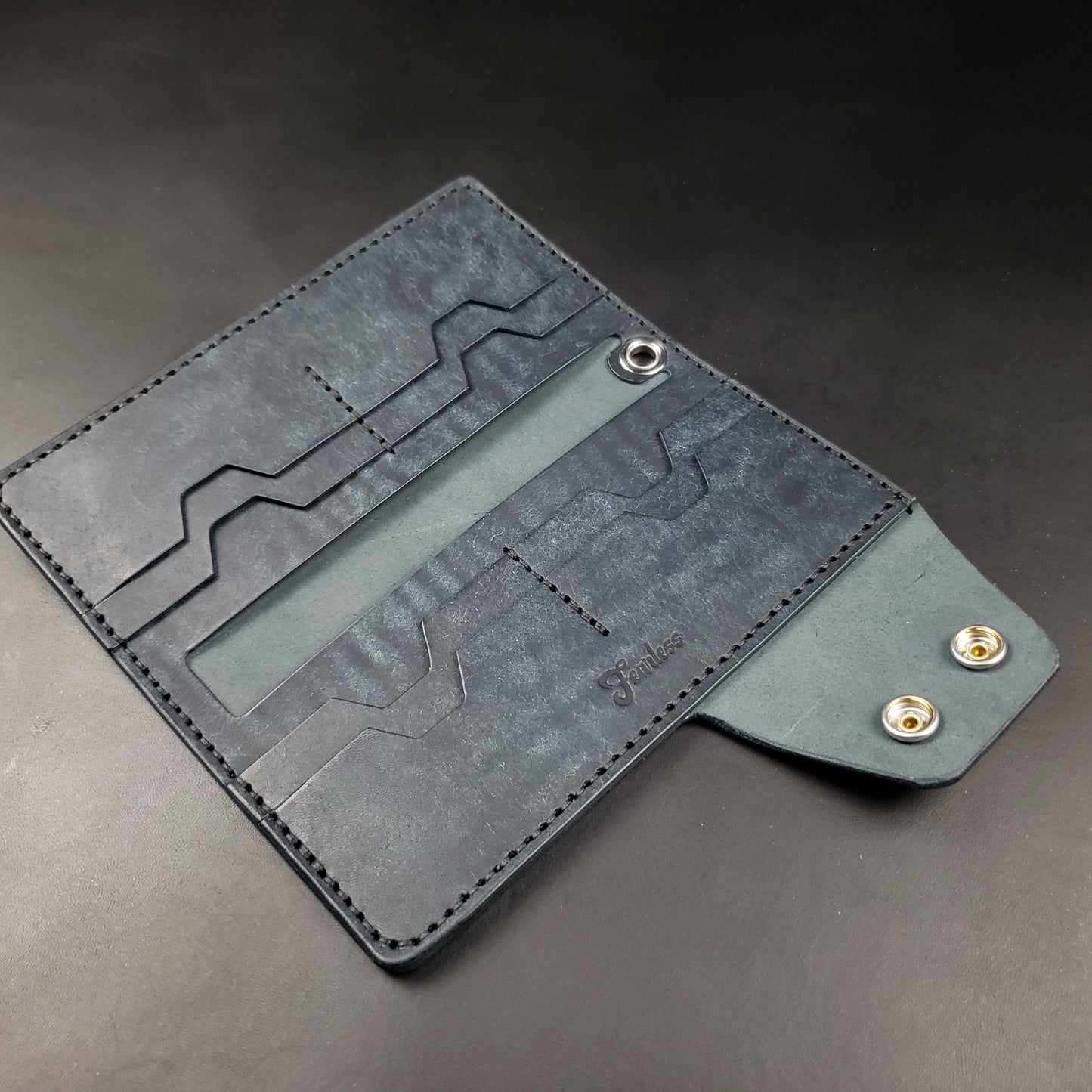 Long Trucker Wallet – Blue