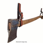 Load image into Gallery viewer, Leather Wall Mount for Axe, Rifle, or Sword
