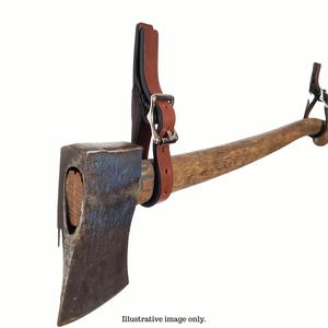 Leather Wall Mount for Axe, Rifle, or Sword