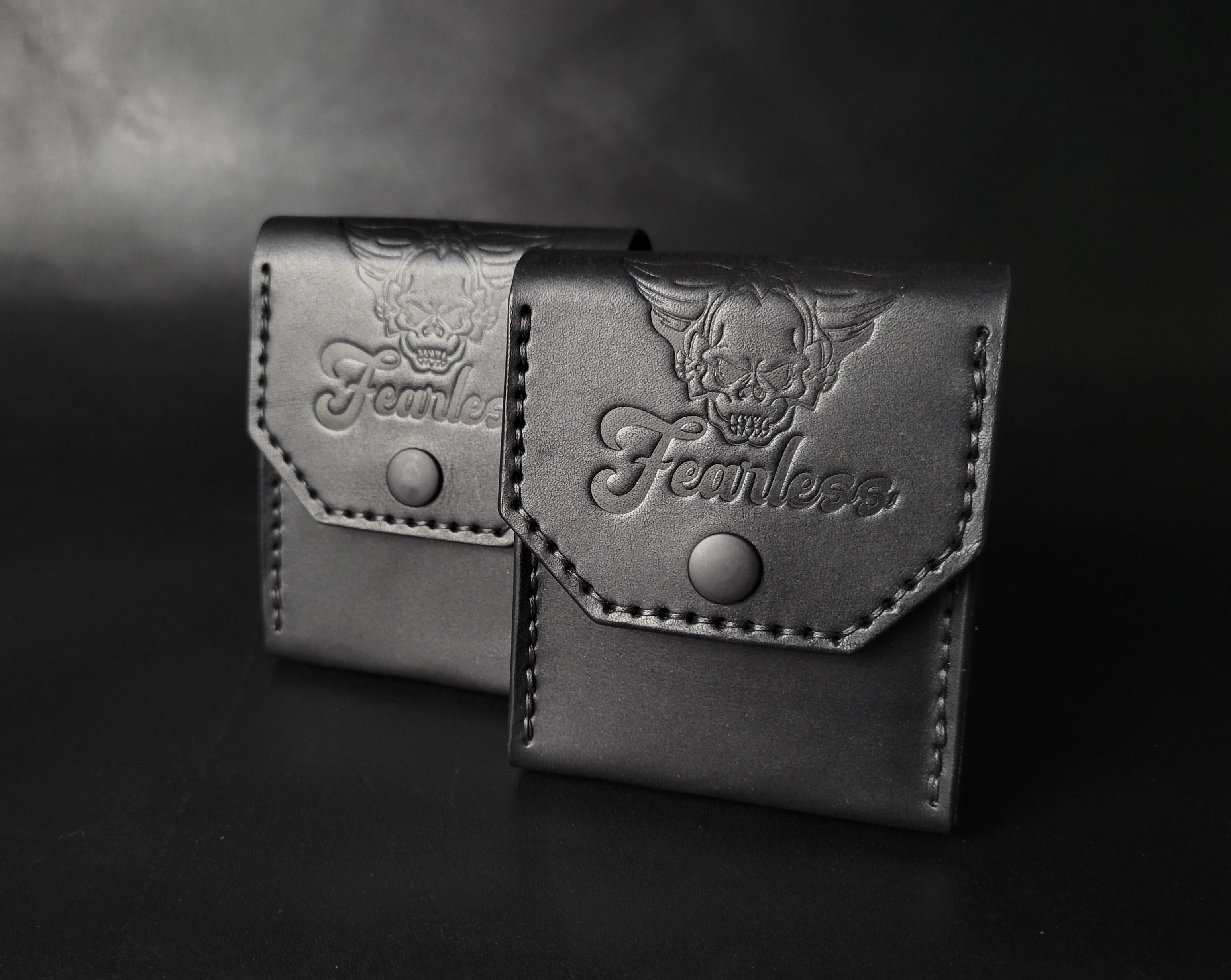set of Playing Card Case FEARLESS SKULL