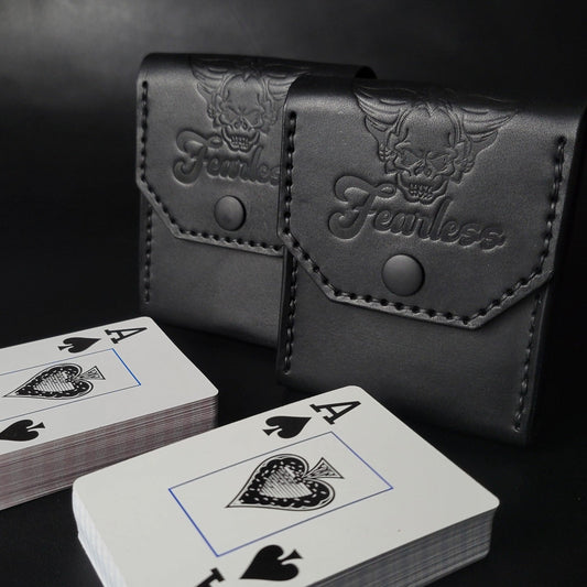 set of Playing Card Case FEARLESS SKULL