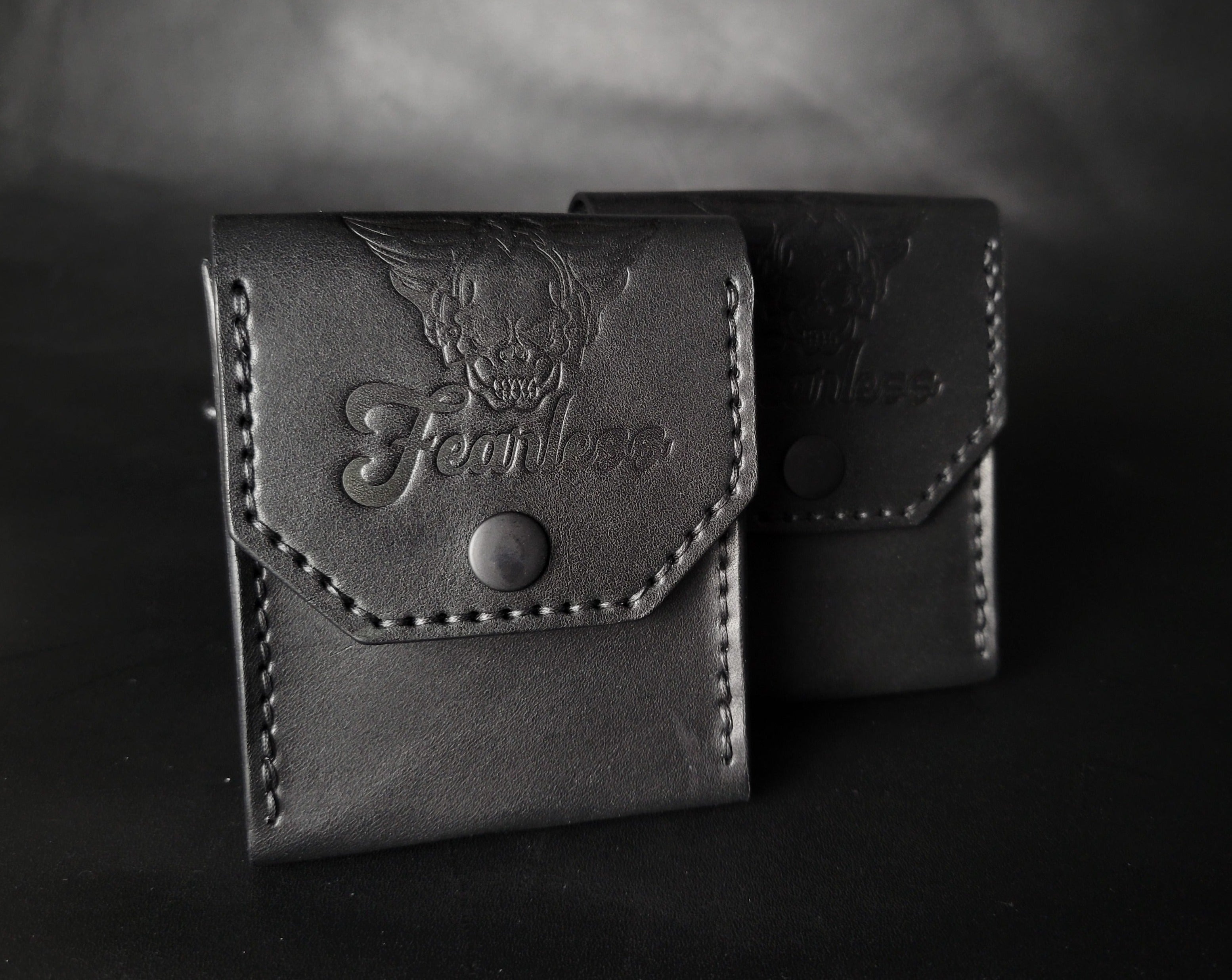 set of Playing Card Case FEARLESS SKULL