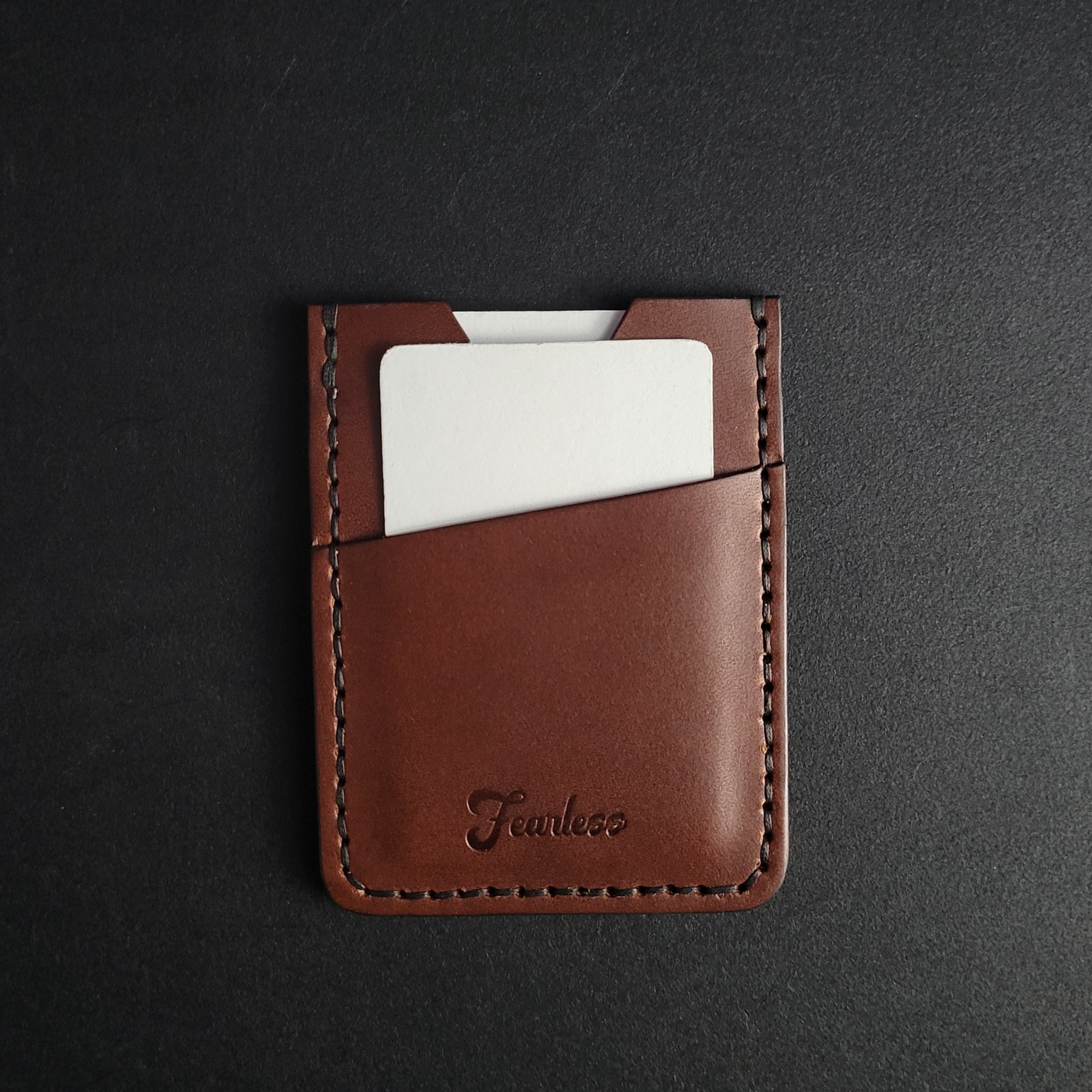 MONEY CLIP WALLET  - dark brown