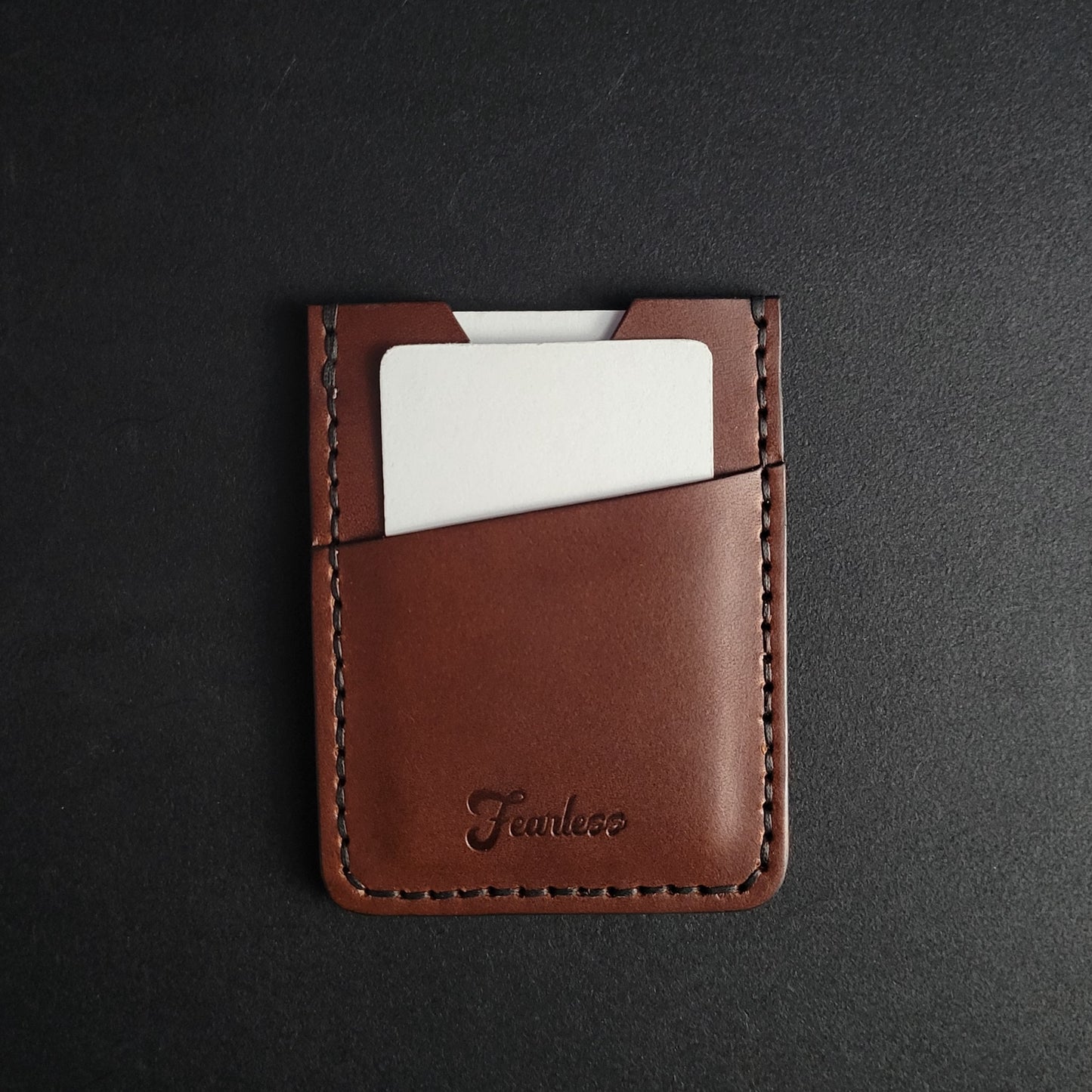 MONEY CLIP WALLET  - dark brown
