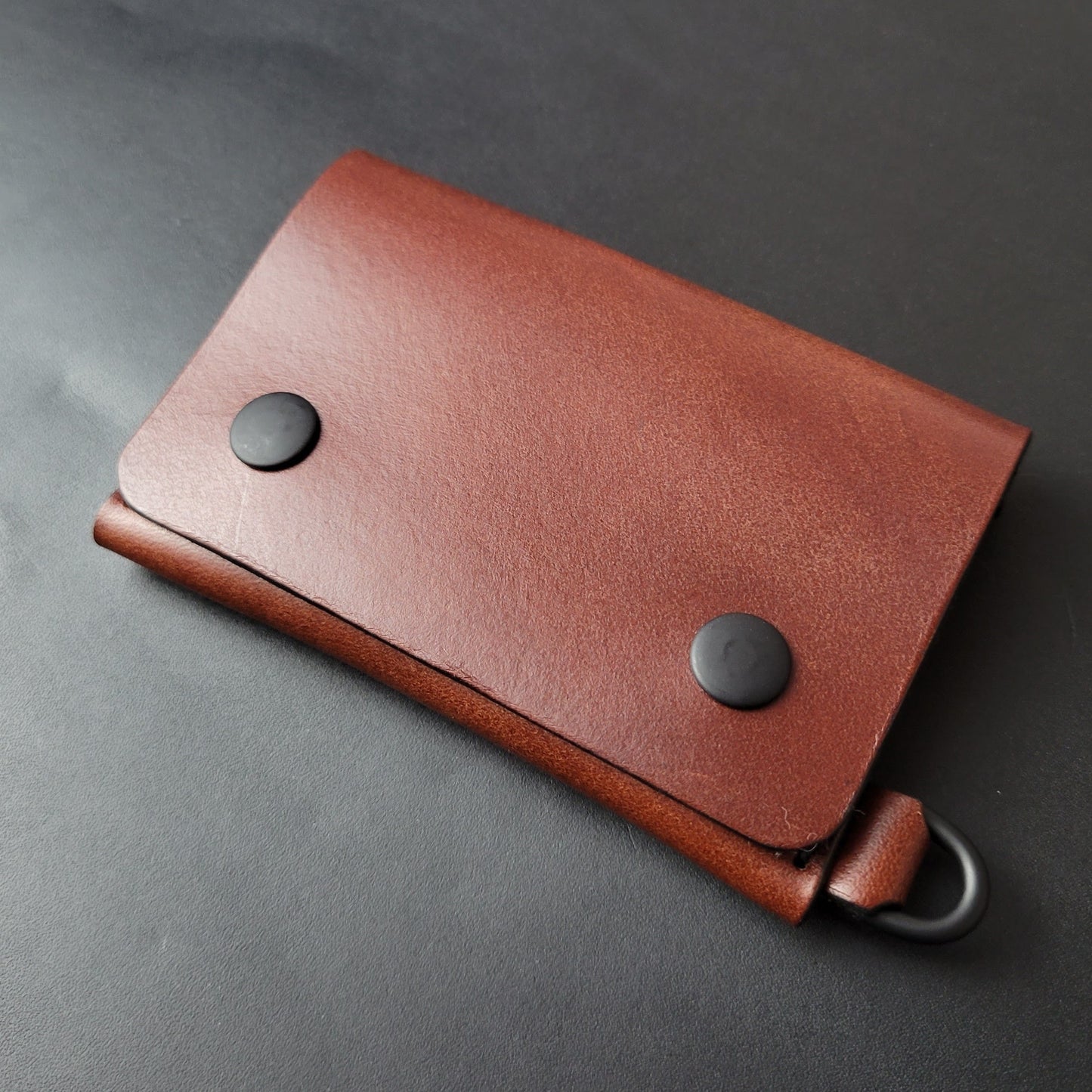 SINGLE POCKET BIKER WALLET - brown
