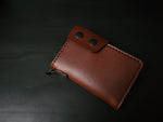 Load image into Gallery viewer, 6 POCKET BIKER WALLET - brown leather/D-ring
