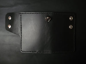 6 Pocket Biker Wallet – Black