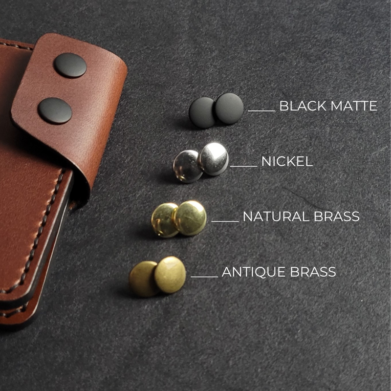 6 POCKET SNAP WALLET - brown